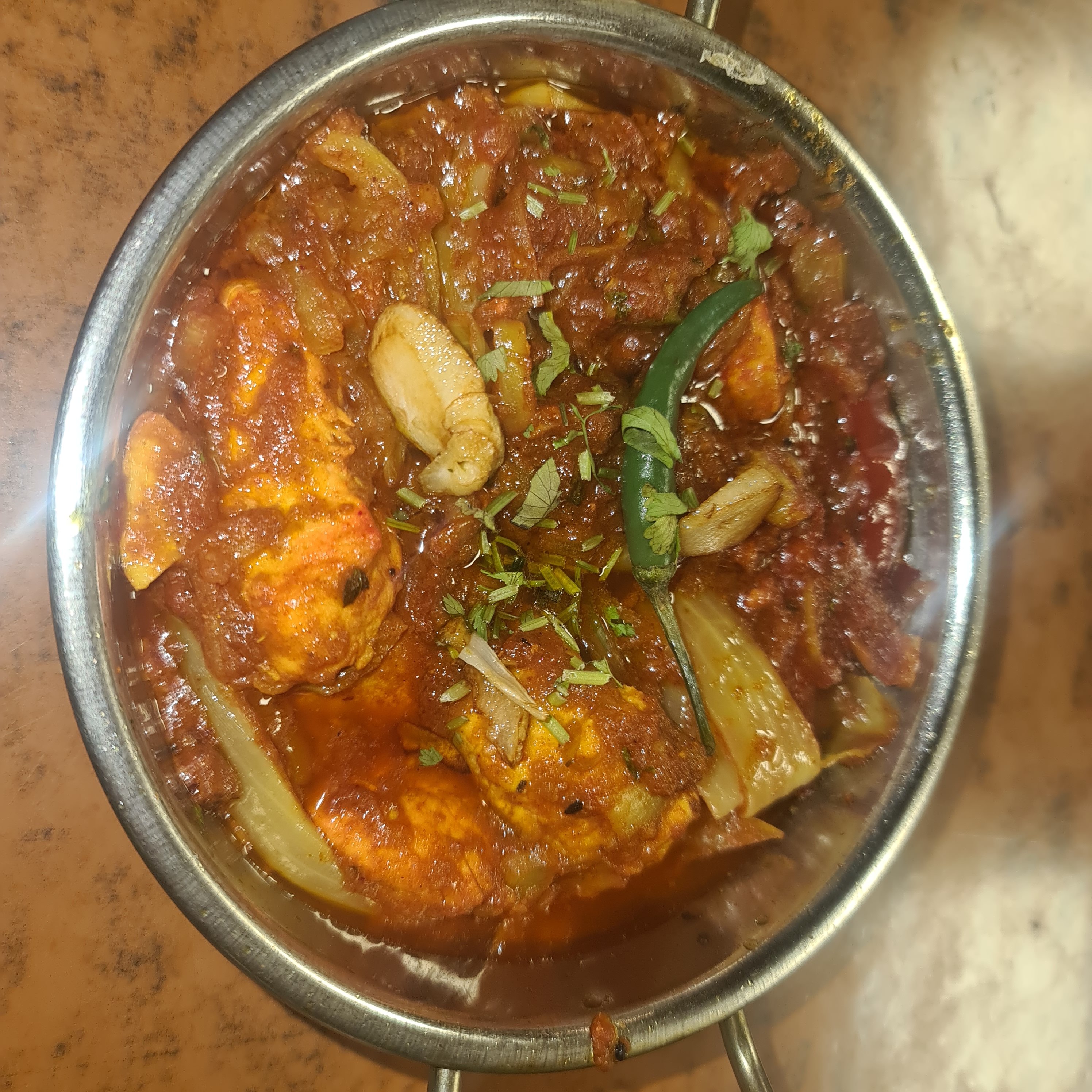 South Indian Garlic Chilli Chicken